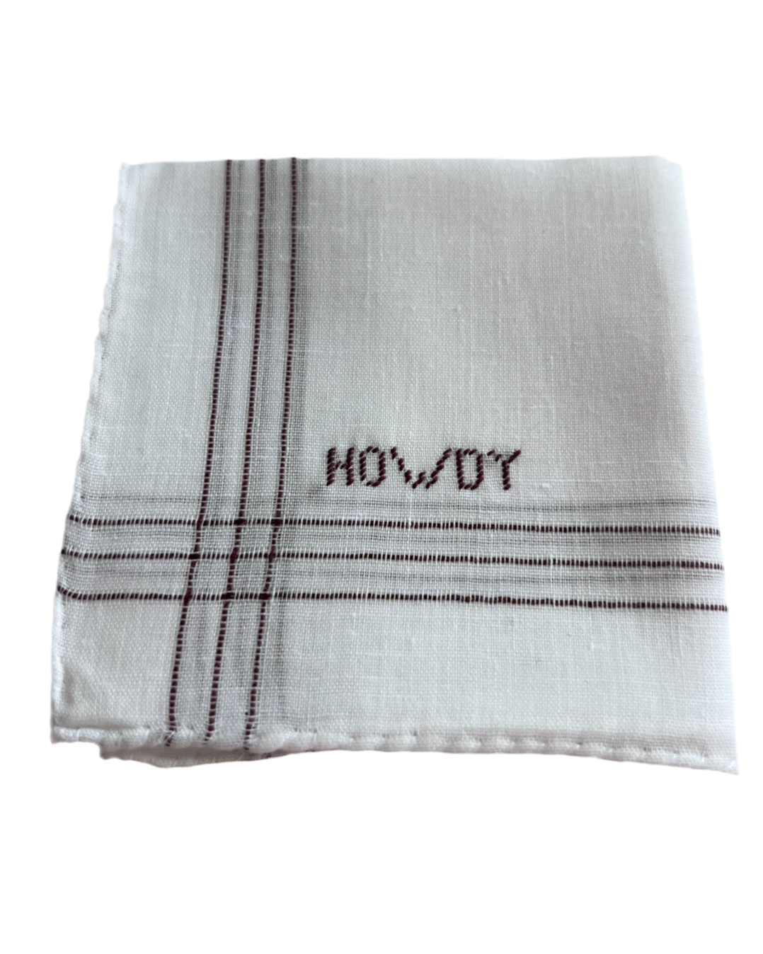 Hankie Howdy | Maroon