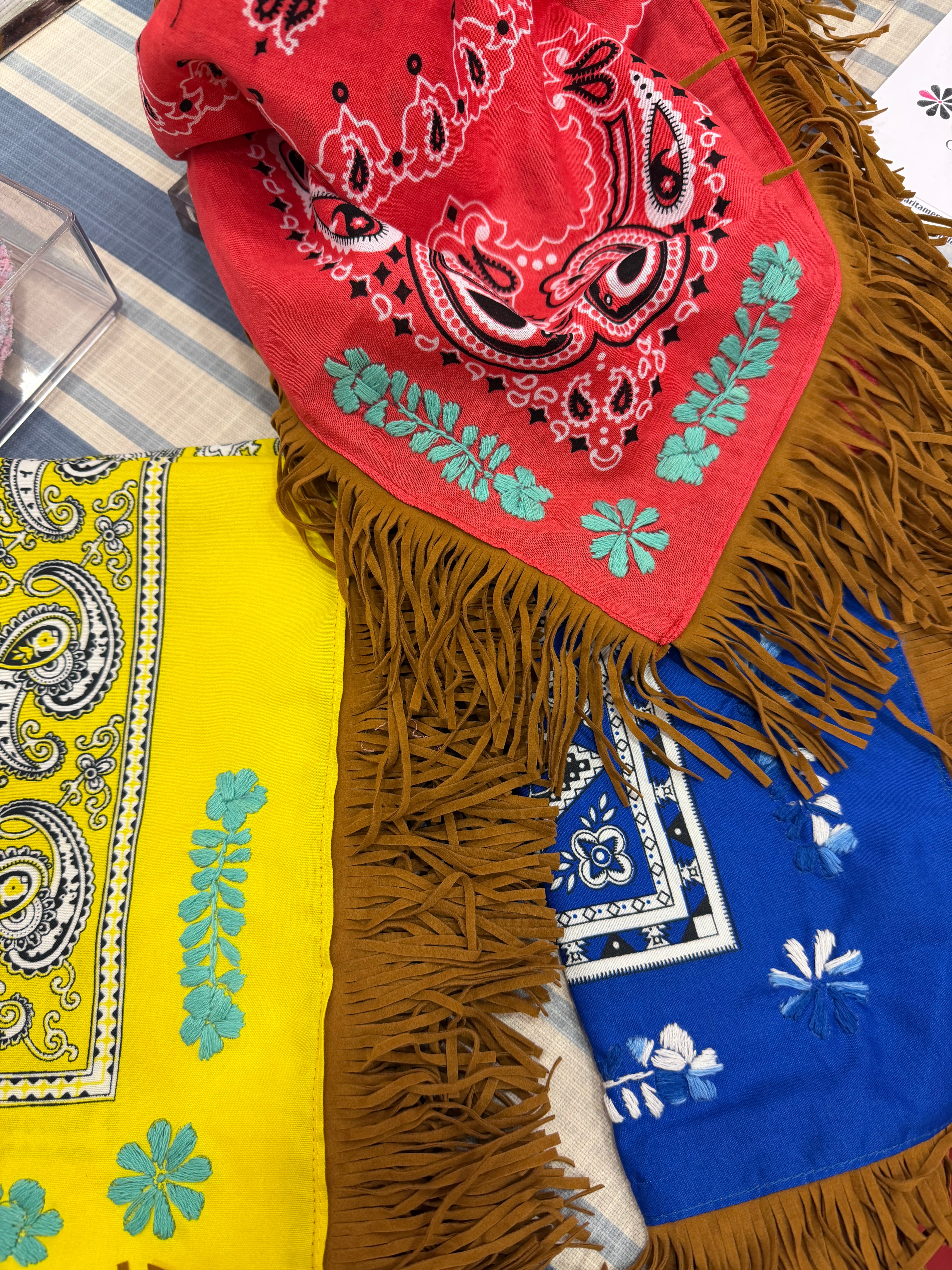 Bandana Suede Fringe – Margarita Mercantile