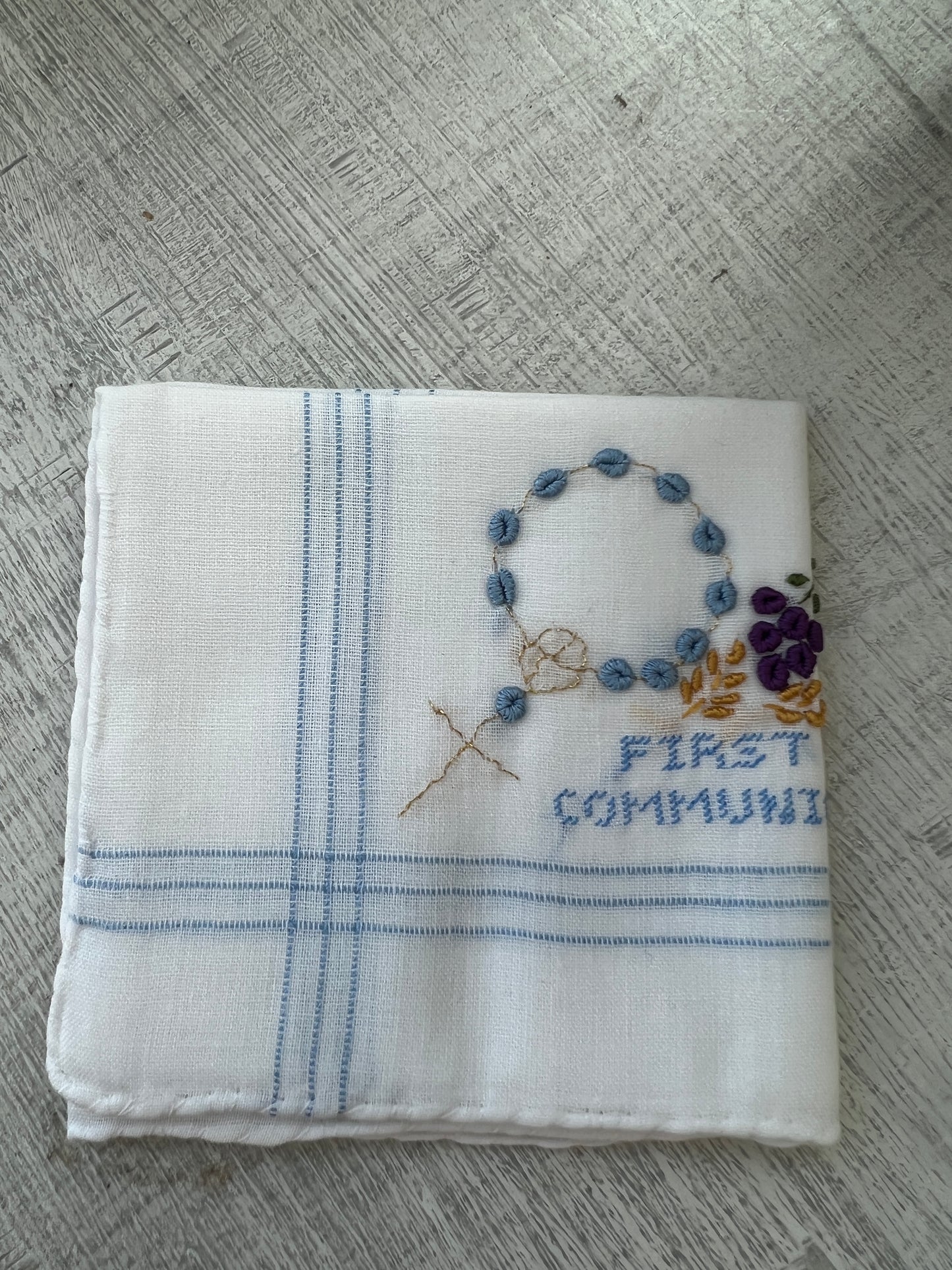 
                  
                    Hankie Rosary Communion
                  
                