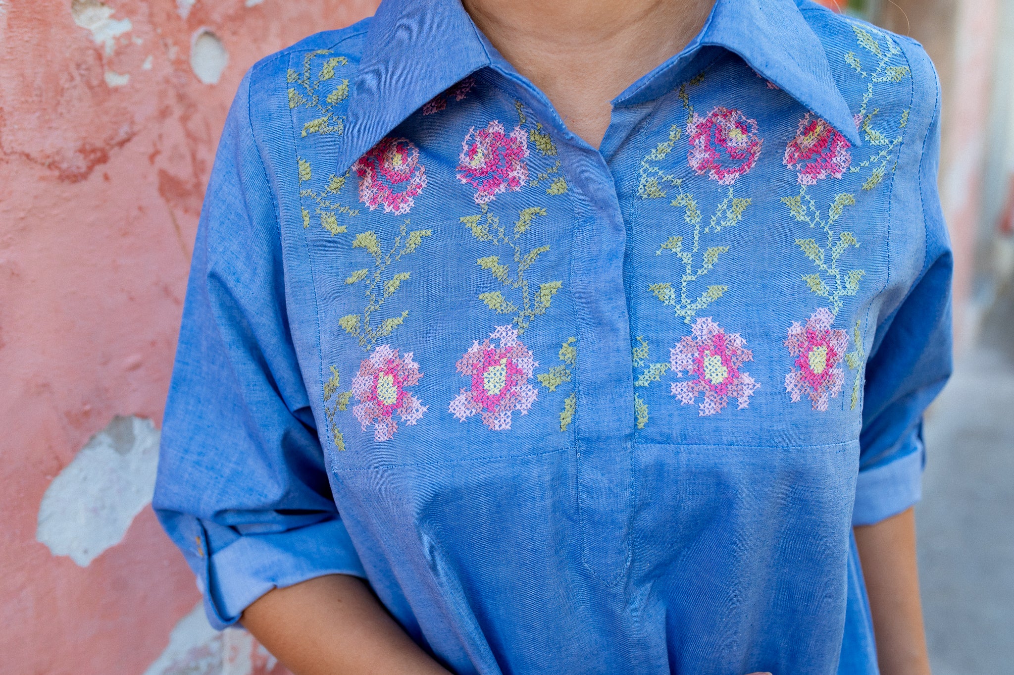 Cayetana Cross Stitch Dress