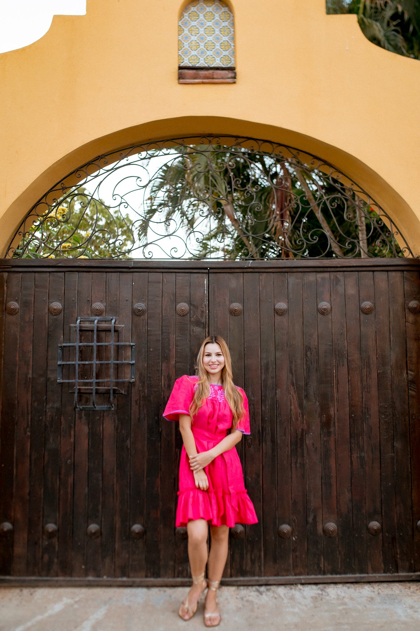 Margarita Dress | Red Magenta