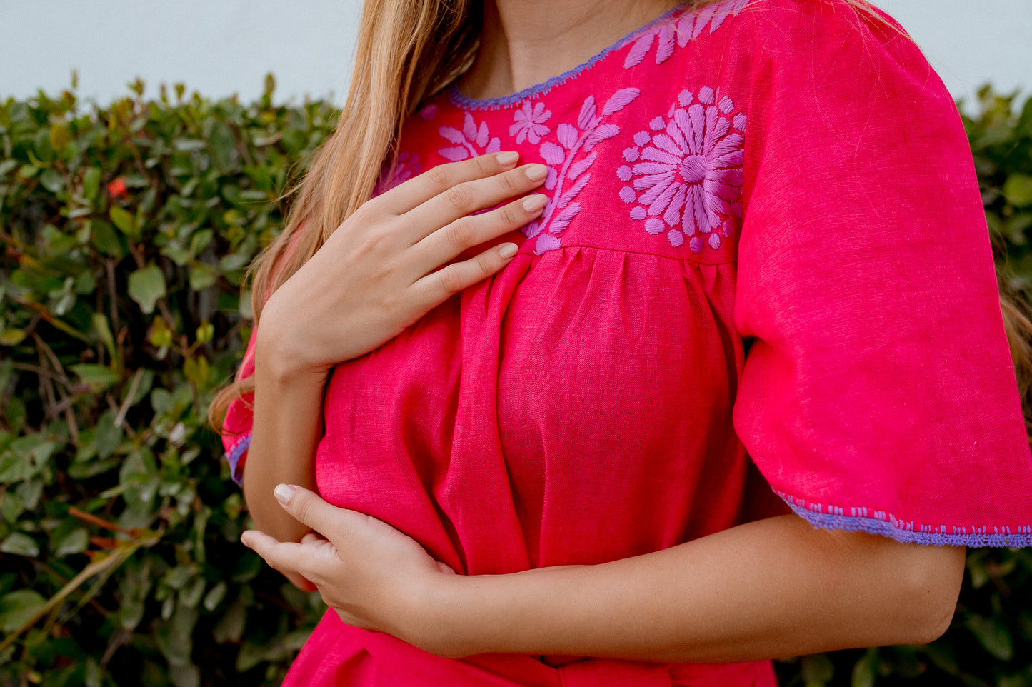 Margarita Dress | Red Magenta
