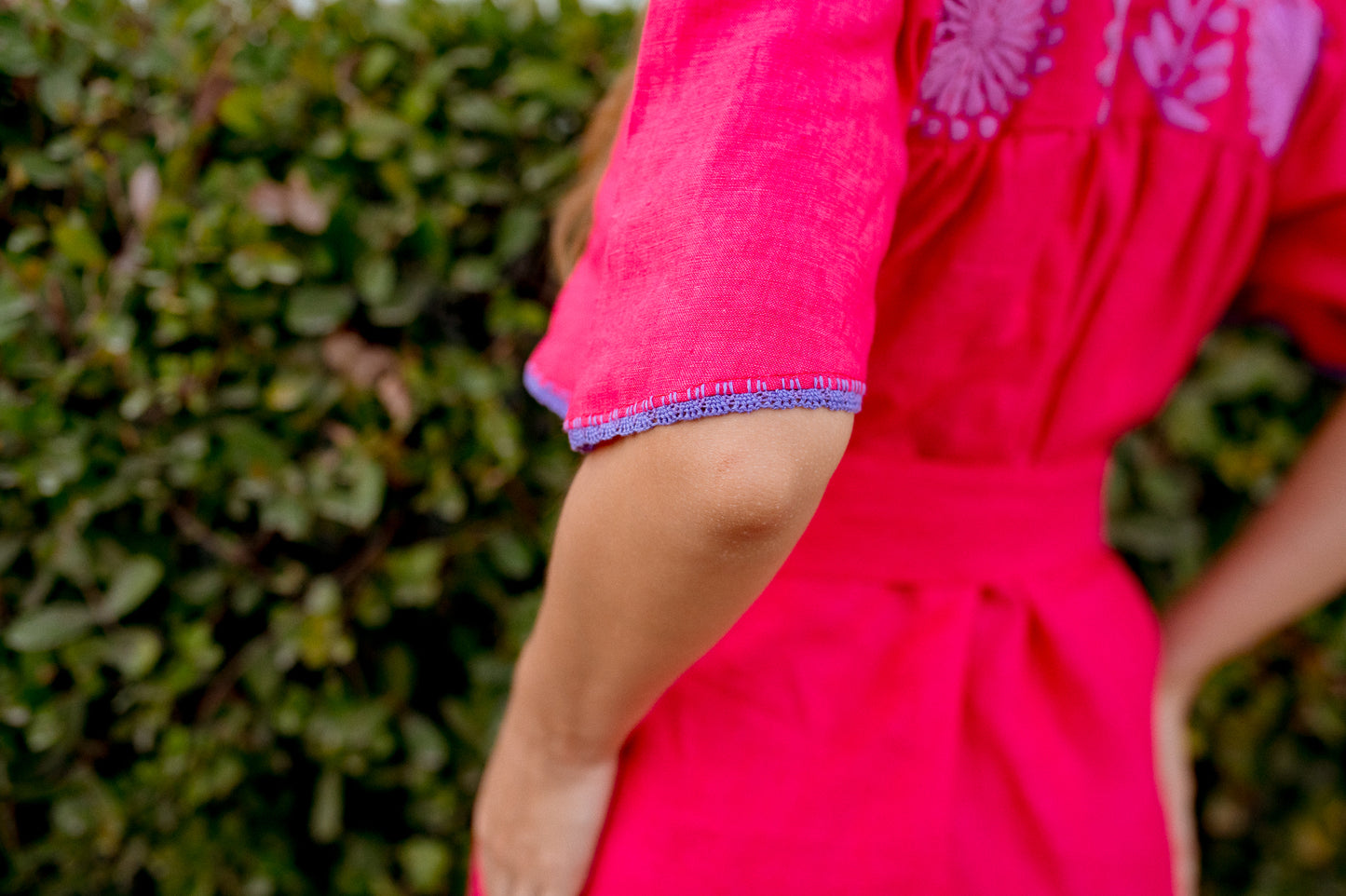 Margarita Dress | Red Magenta