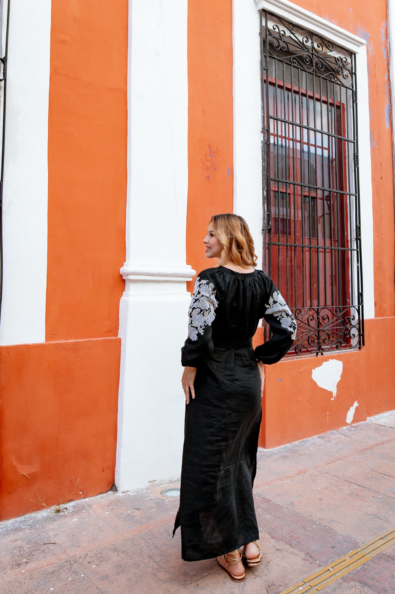 Cristina | Black Linen