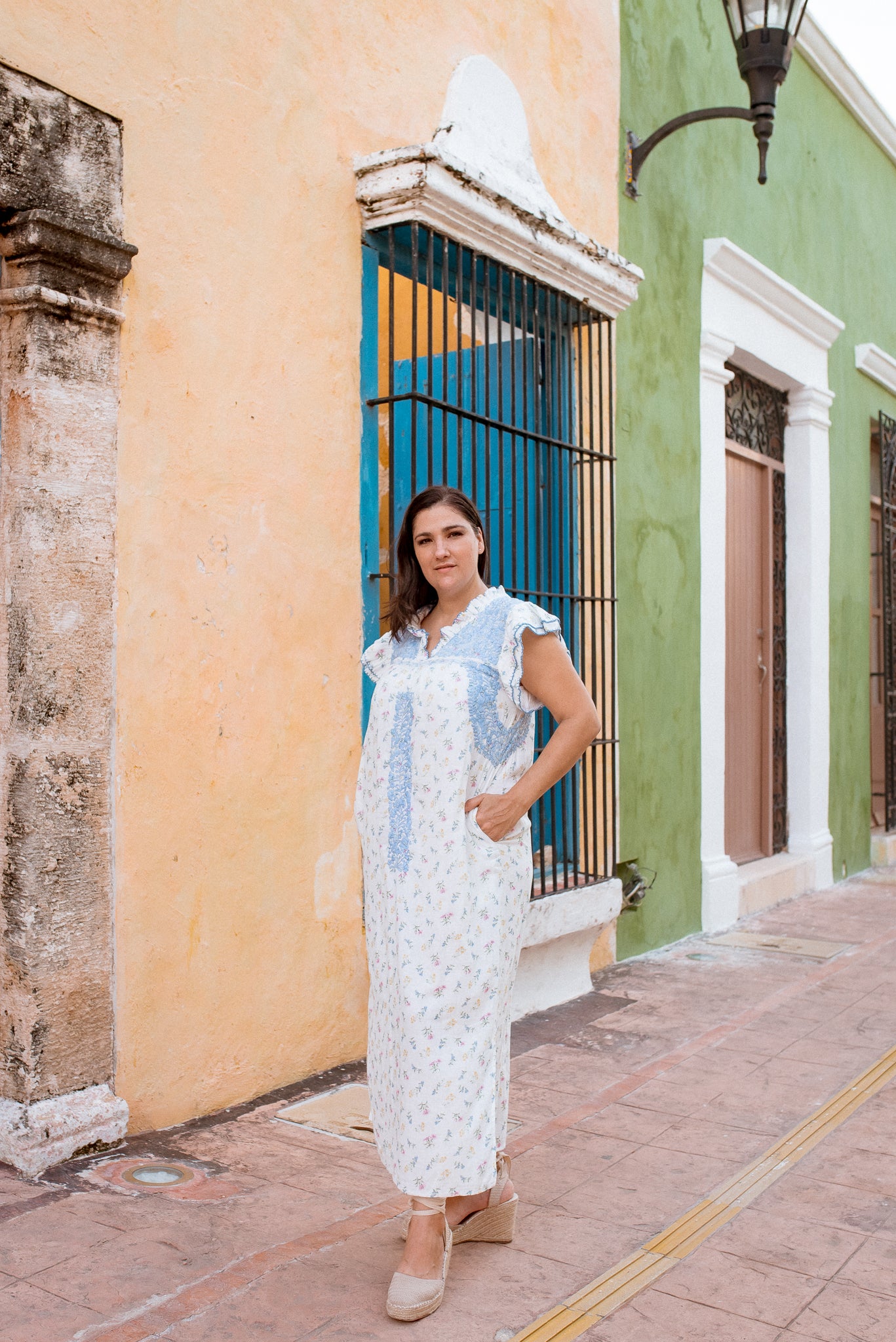 Mariana | Blue Embroidery
