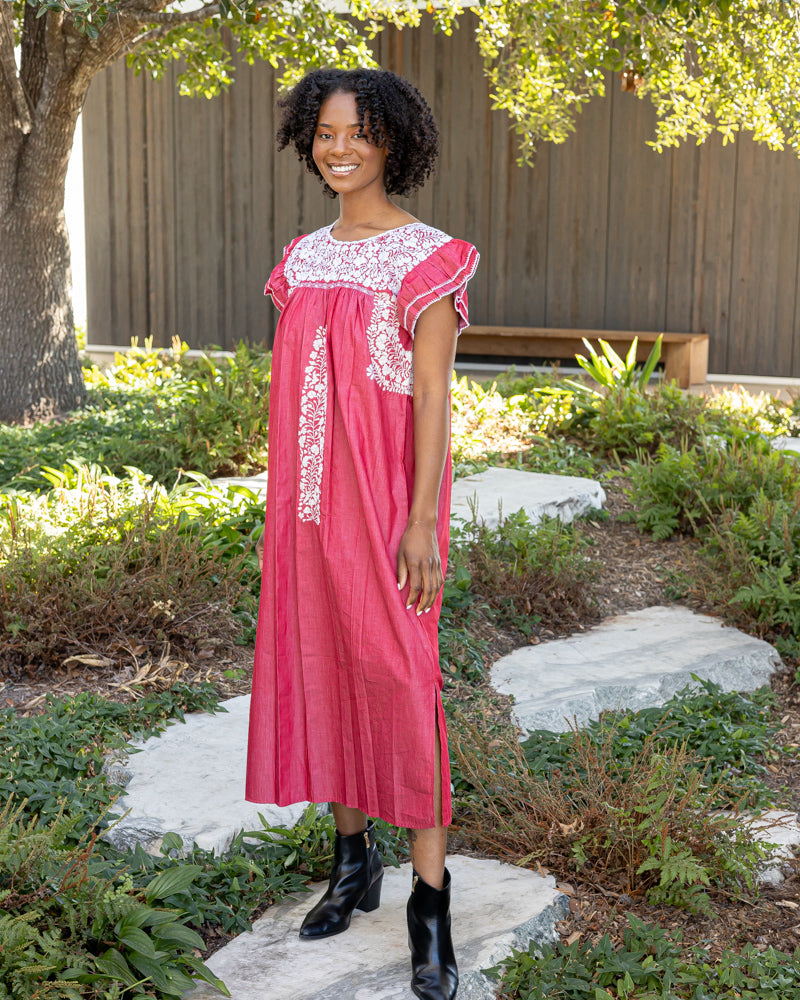 Oaxacan Embroidered Dress