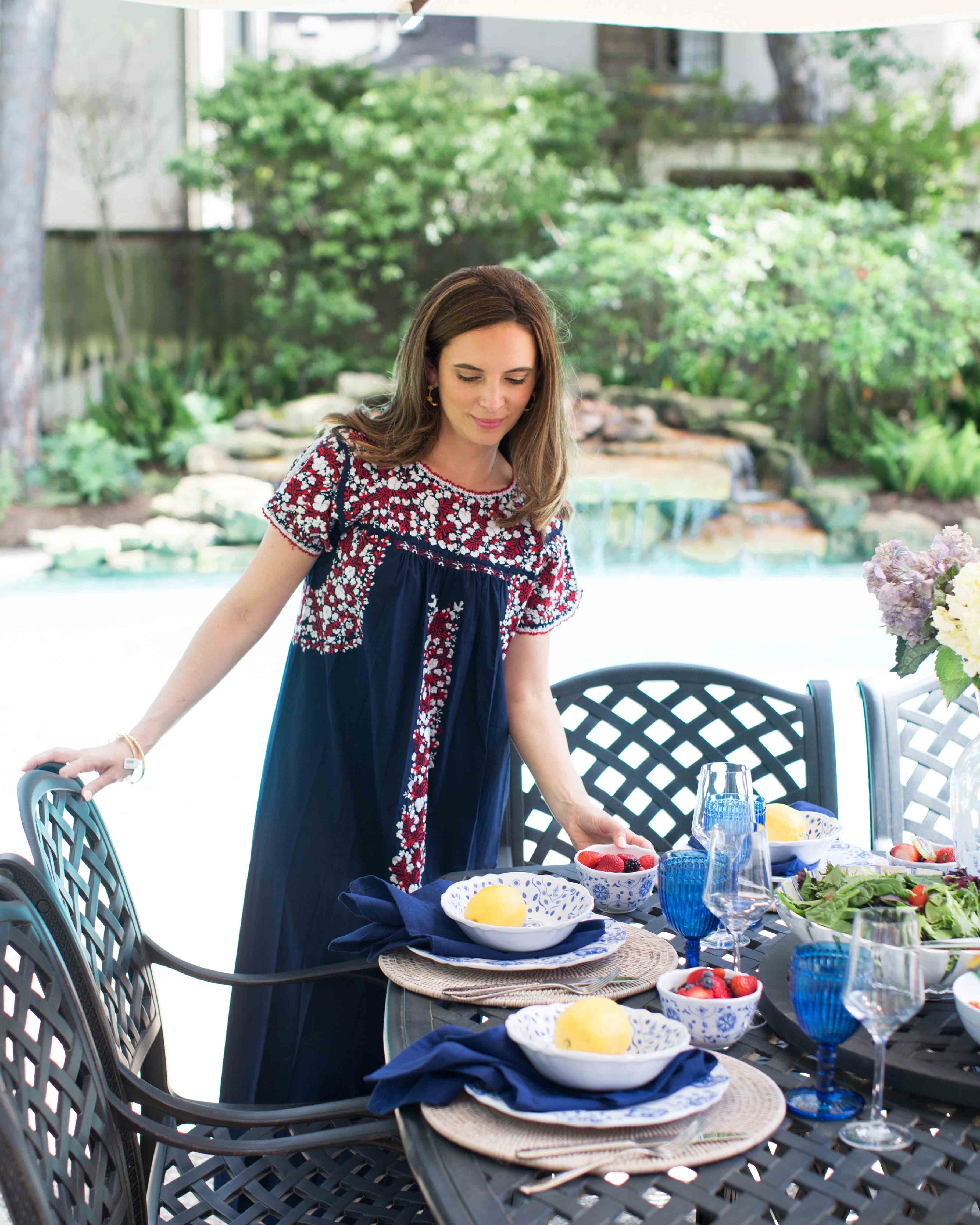 maxi dresses red white and blue Traditional Dress fabric_name_us-Bailey Silk Satin Navy length Dress covers your Personalization & Bow Options:Text + 2 Clips Fashion Barbie Mariposa Games