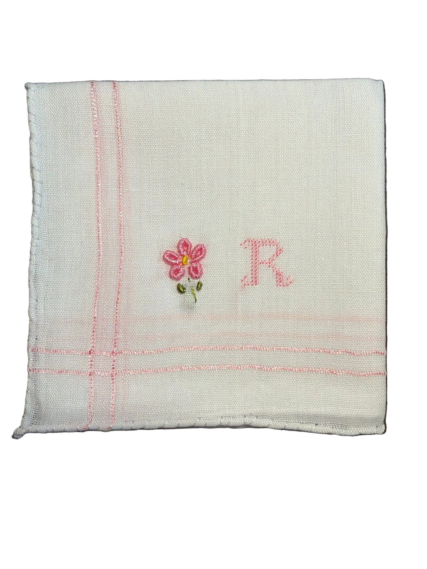 
                  
                    Women’s Floral Initial Handkerchief | Pink
                  
                