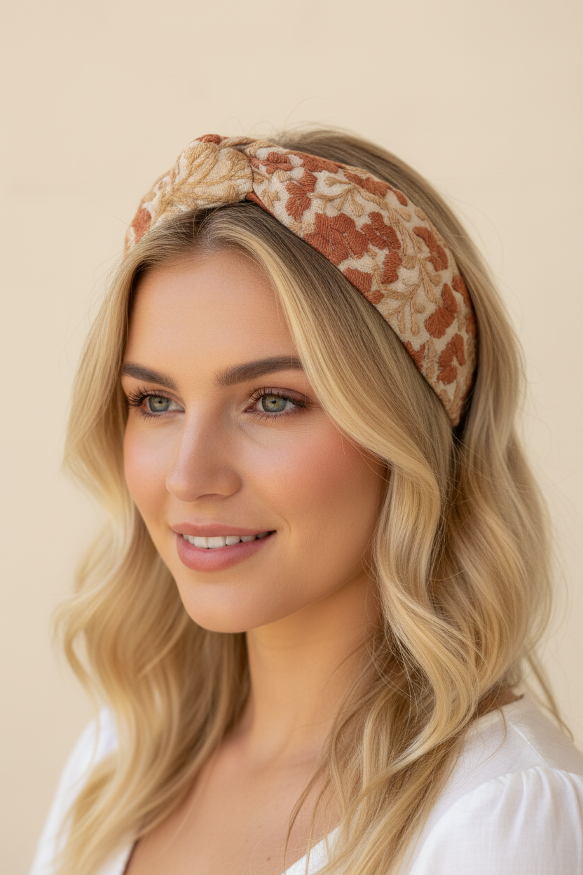 
                  
                    Frida Headband |  White with Burnt Orange (Copy)
                  
                