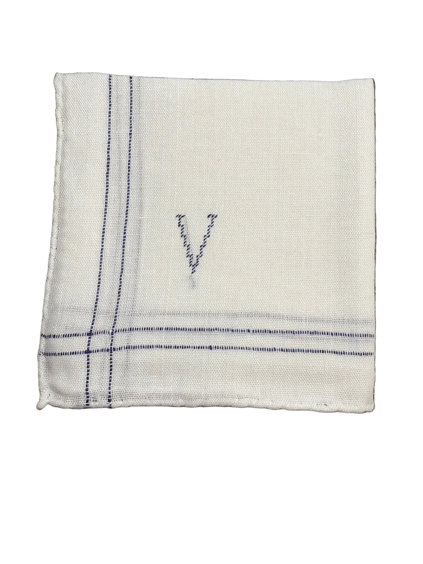 
                  
                    Men’s Initial Handkerchief | Blue
                  
                