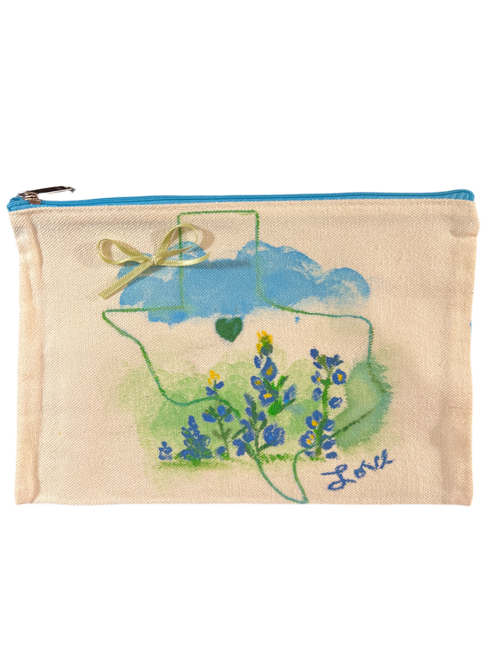 Canvas Cosmetic Bag | In Support of Texas