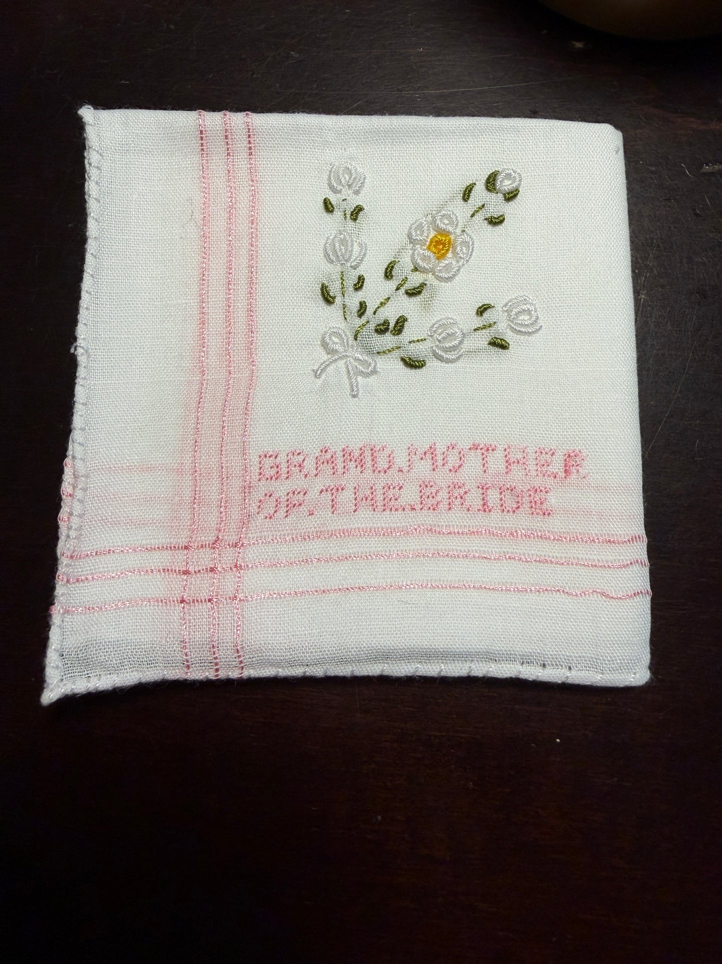 
                  
                    Mother of the Bride Handkerchief
                  
                