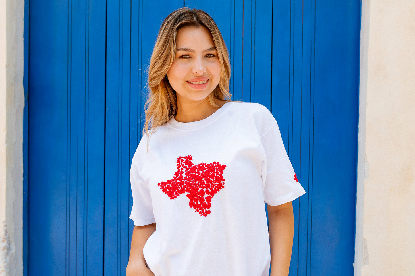 
                  
                    Texas Yall shirt Flores  | Blue
                  
                