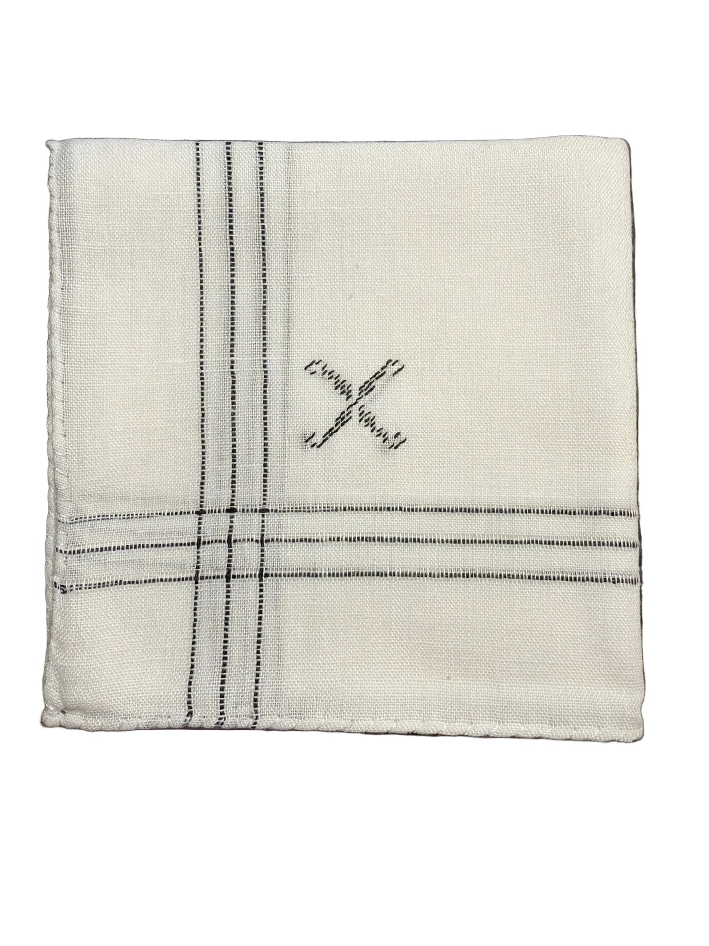 
                  
                    Men’s Initial Handkerchief | Blue
                  
                