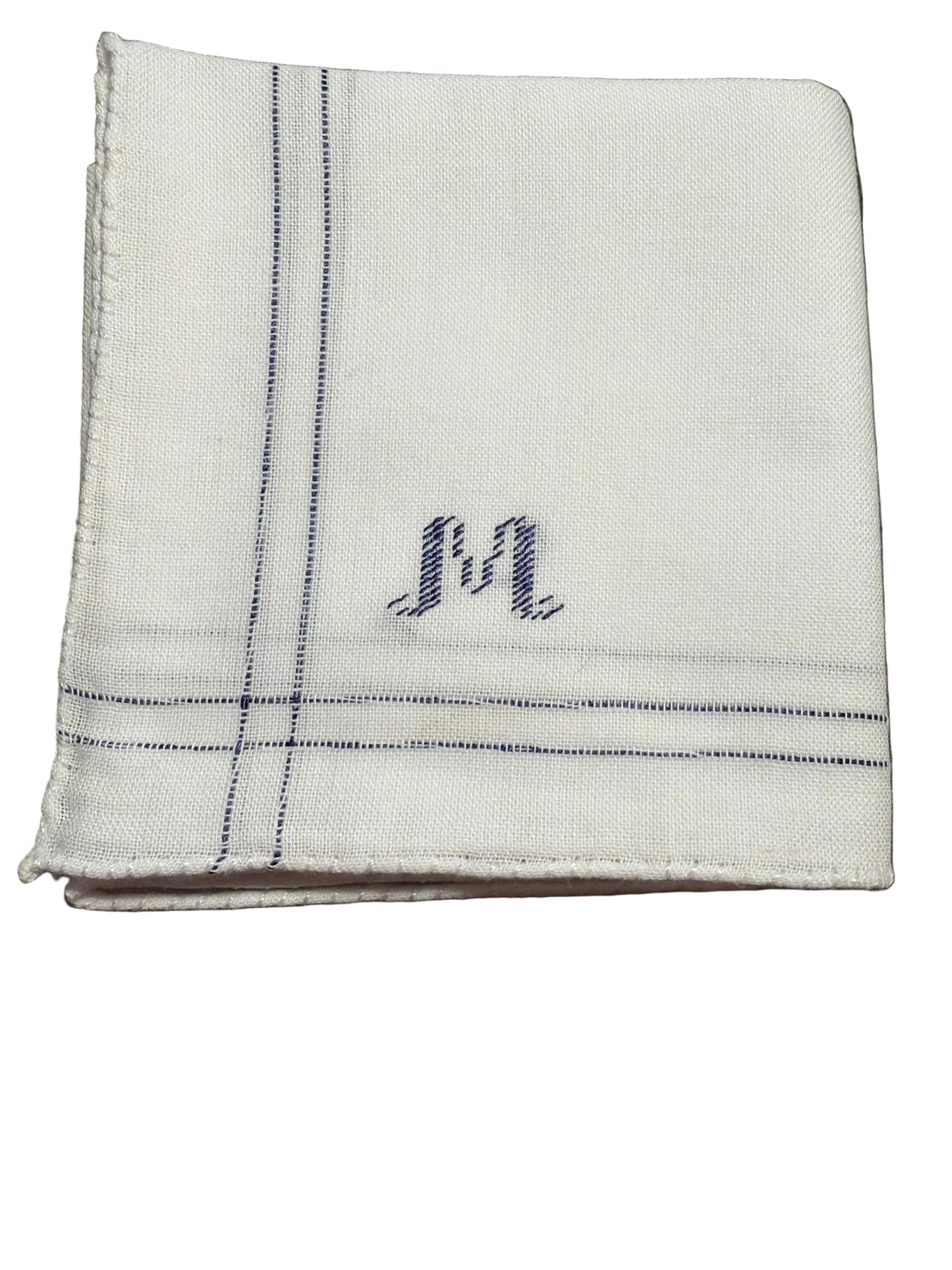 
                  
                    Men’s Initial Handkerchief | Blue
                  
                