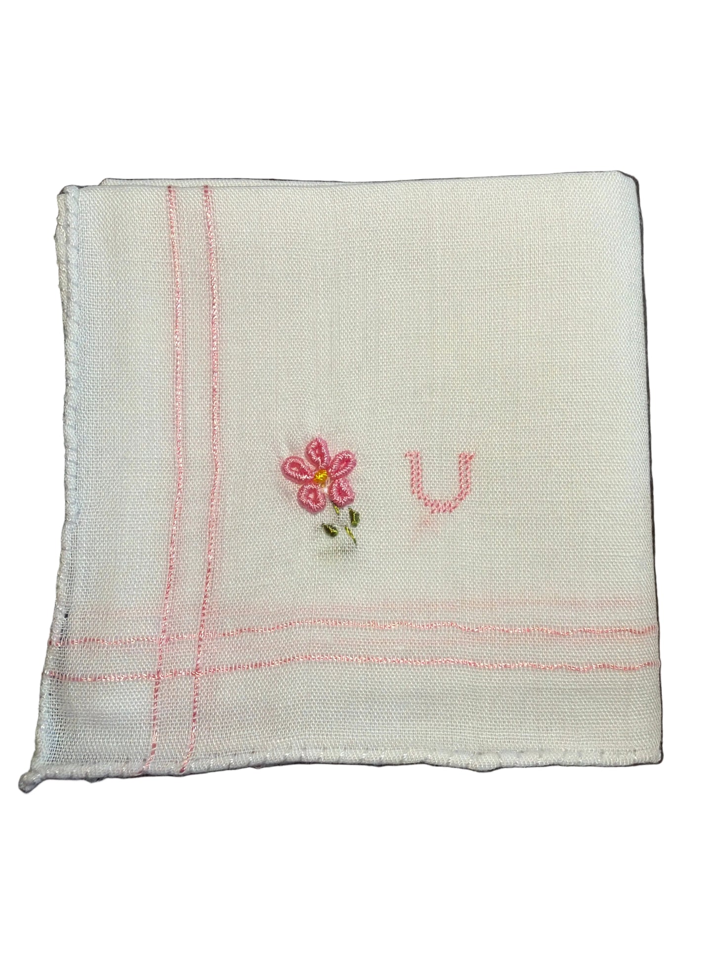 
                  
                    Women’s Floral Initial Handkerchief | Pink
                  
                