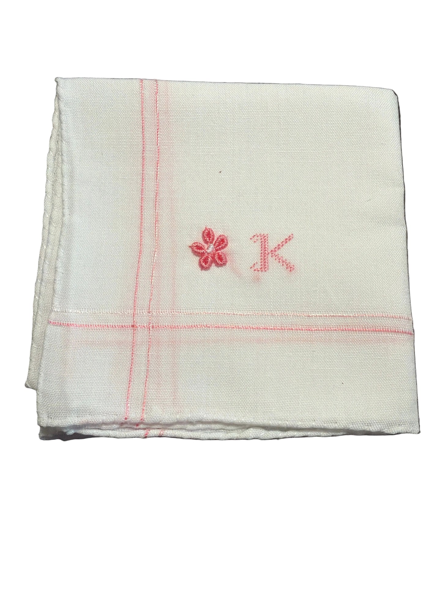 
                  
                    Women’s Floral Initial Handkerchief | Pink
                  
                