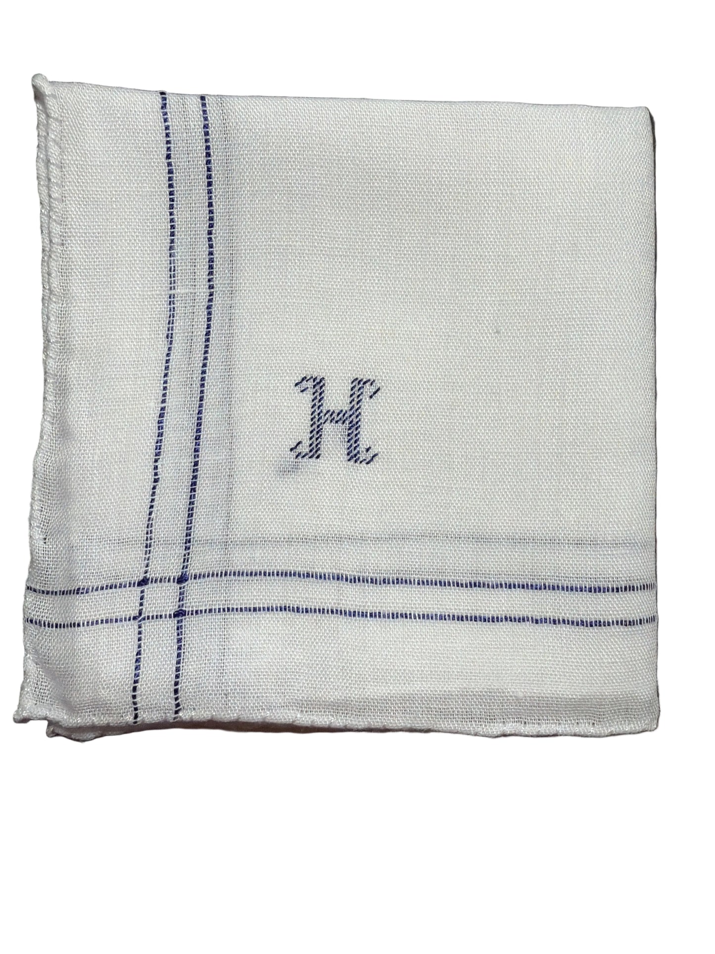 
                  
                    Men’s Initial Handkerchief | Blue
                  
                