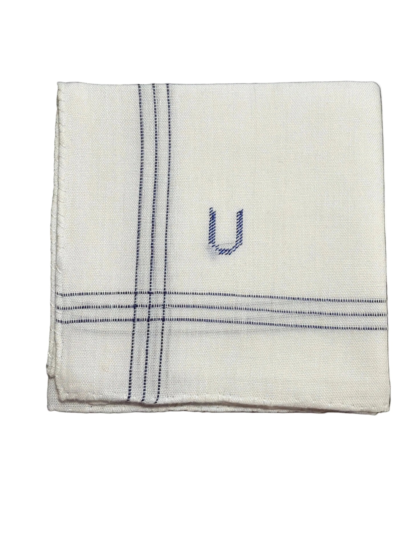 
                  
                    Men’s Initial Handkerchief | Blue
                  
                
