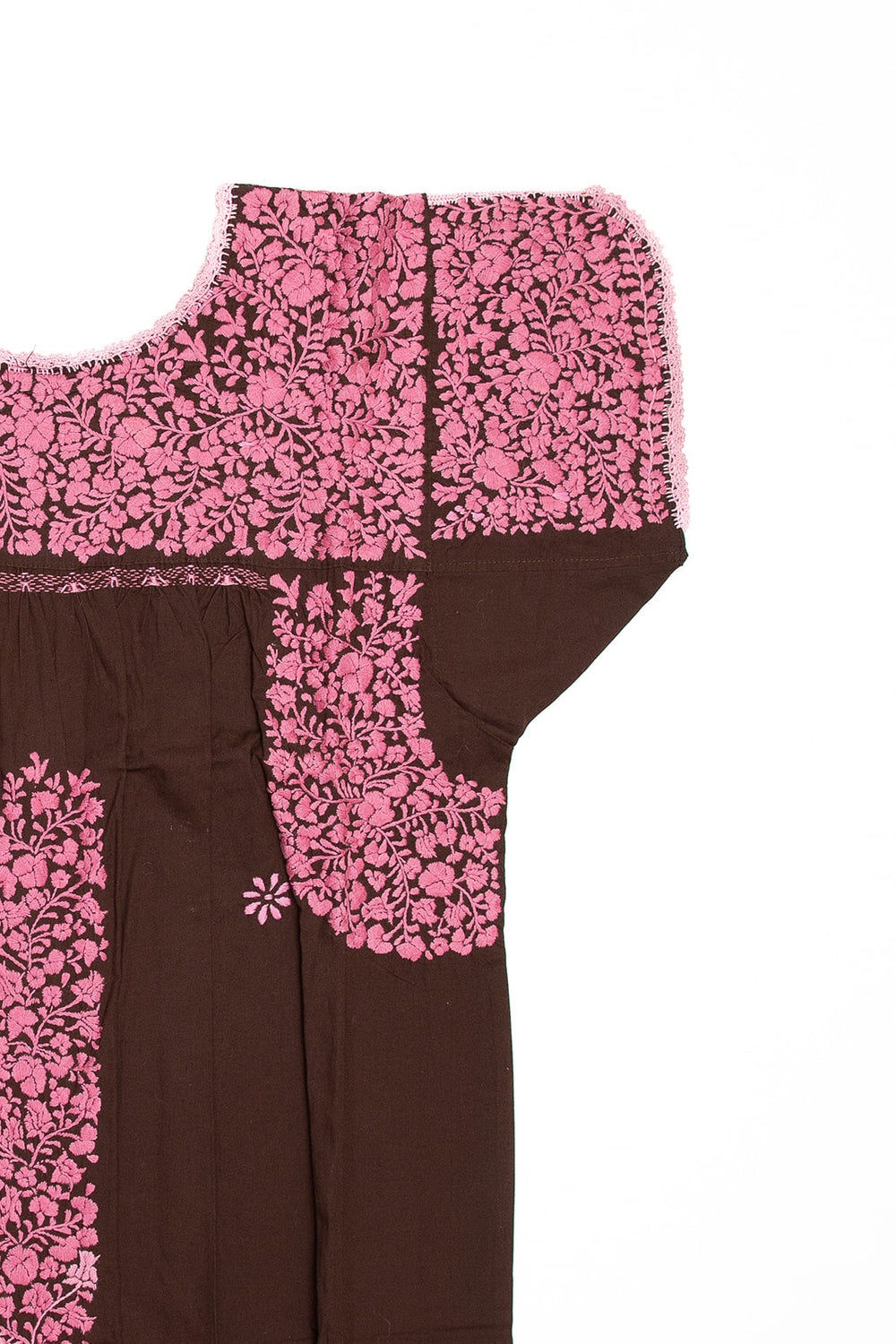 Traditional Dress | Brown with Pink
