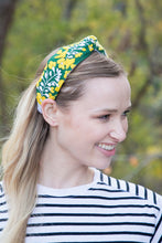 Load image into Gallery viewer, Frida Headband | Green with Gold and Green
