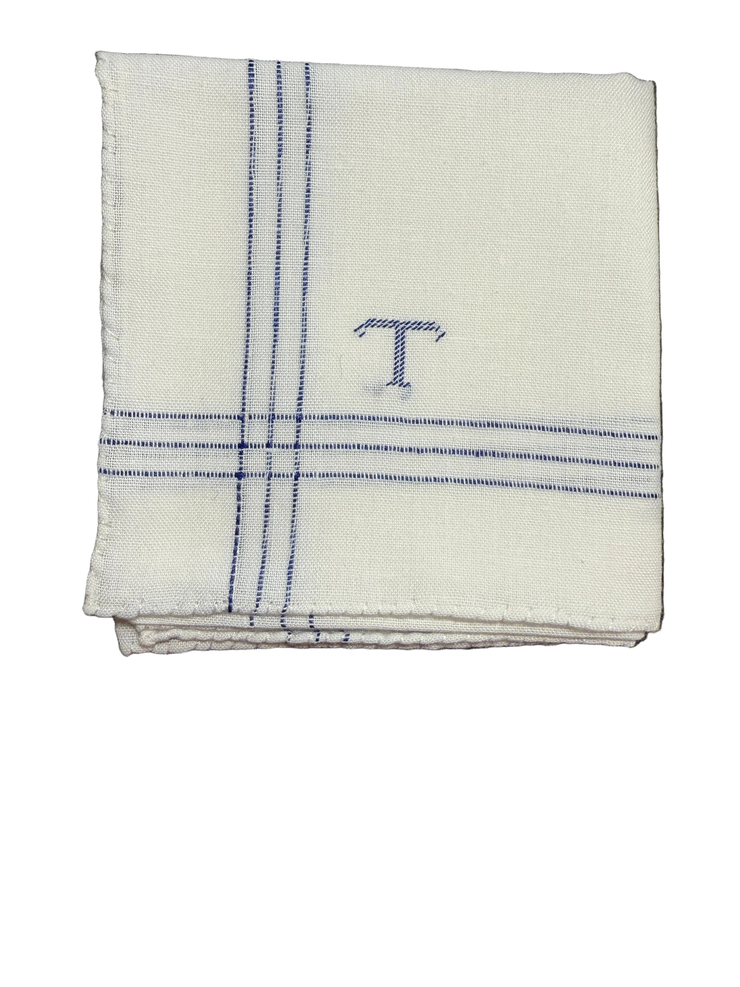 
                  
                    Men’s Initial Handkerchief | Blue
                  
                