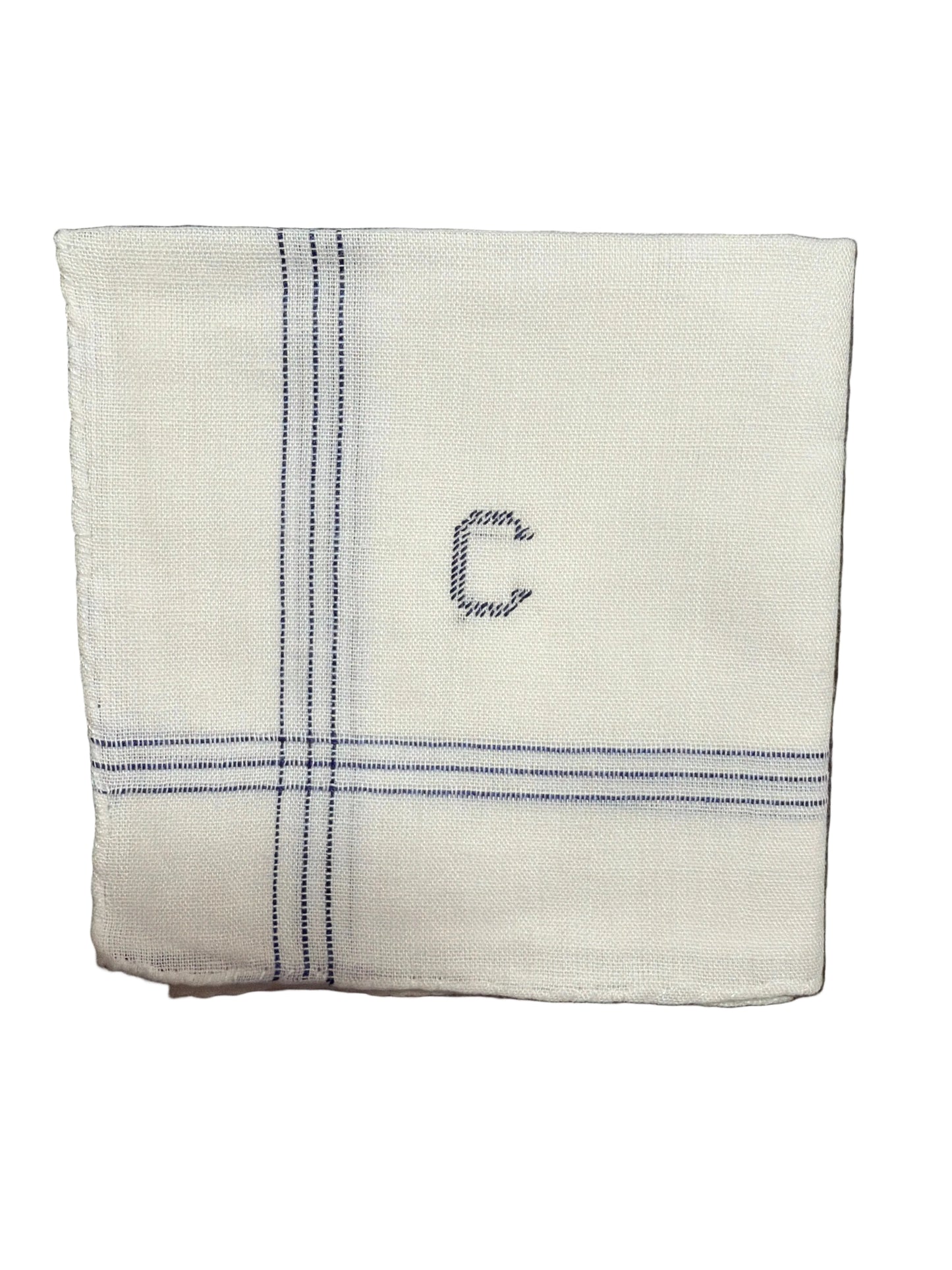 
                  
                    Men’s Initial Handkerchief | Blue
                  
                