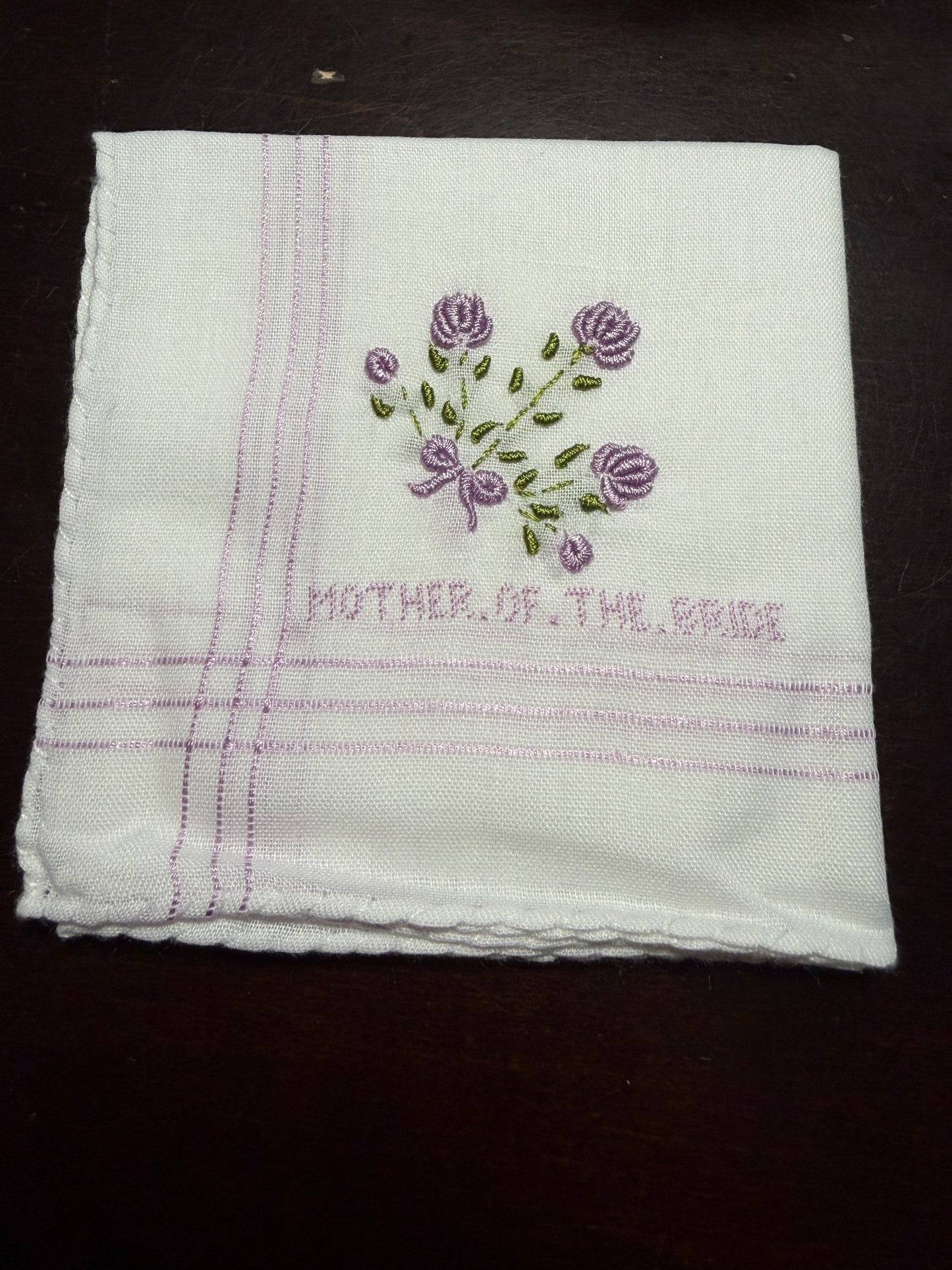 
                  
                    Mother of the Bride Handkerchief
                  
                