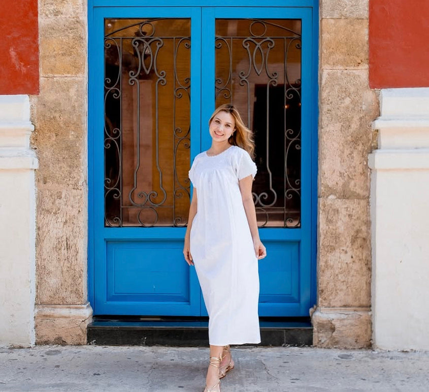 
                  
                    Traditional Dress | White with White
                  
                