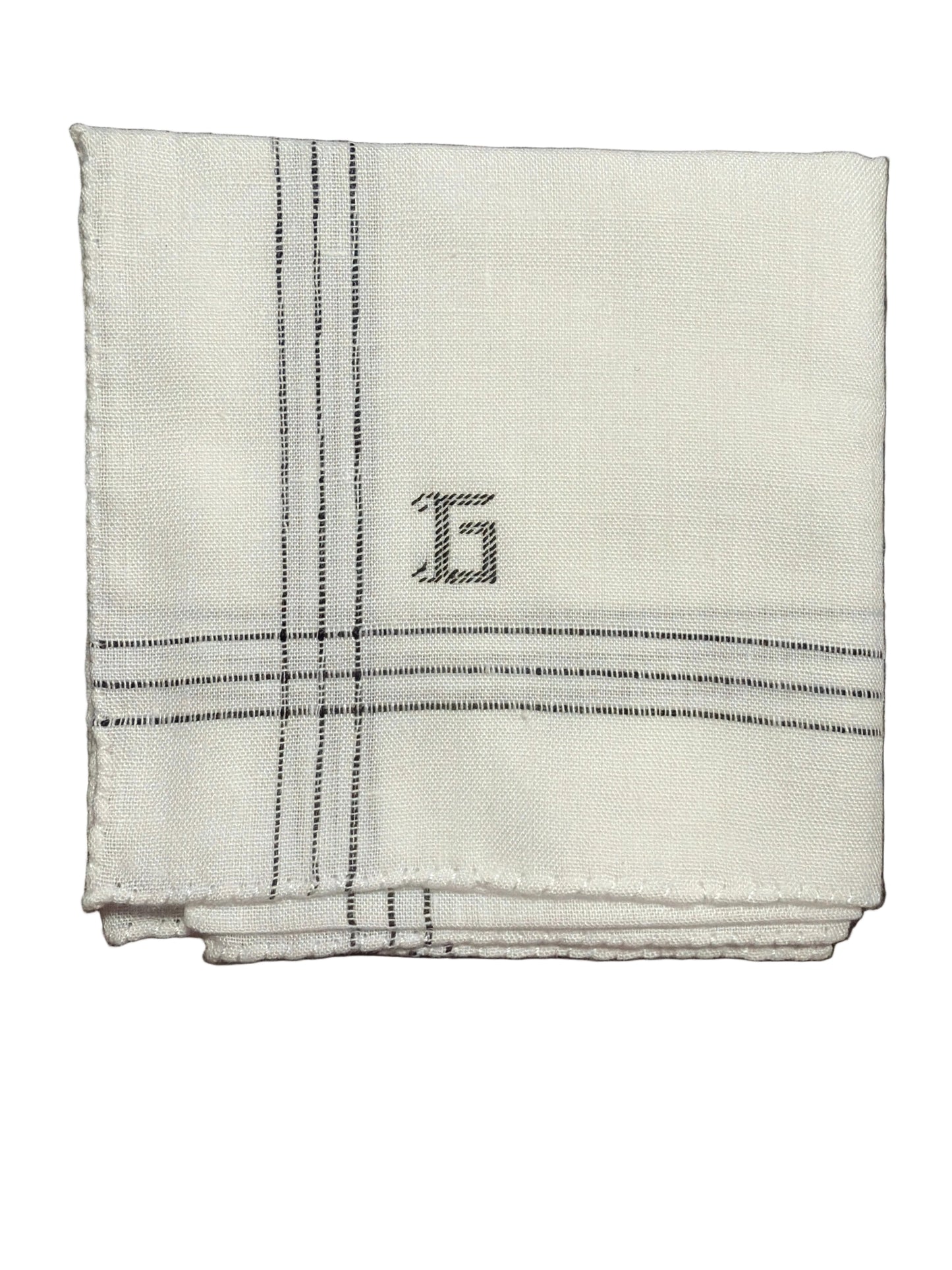 
                  
                    Men’s Initial Handkerchief | Blue
                  
                