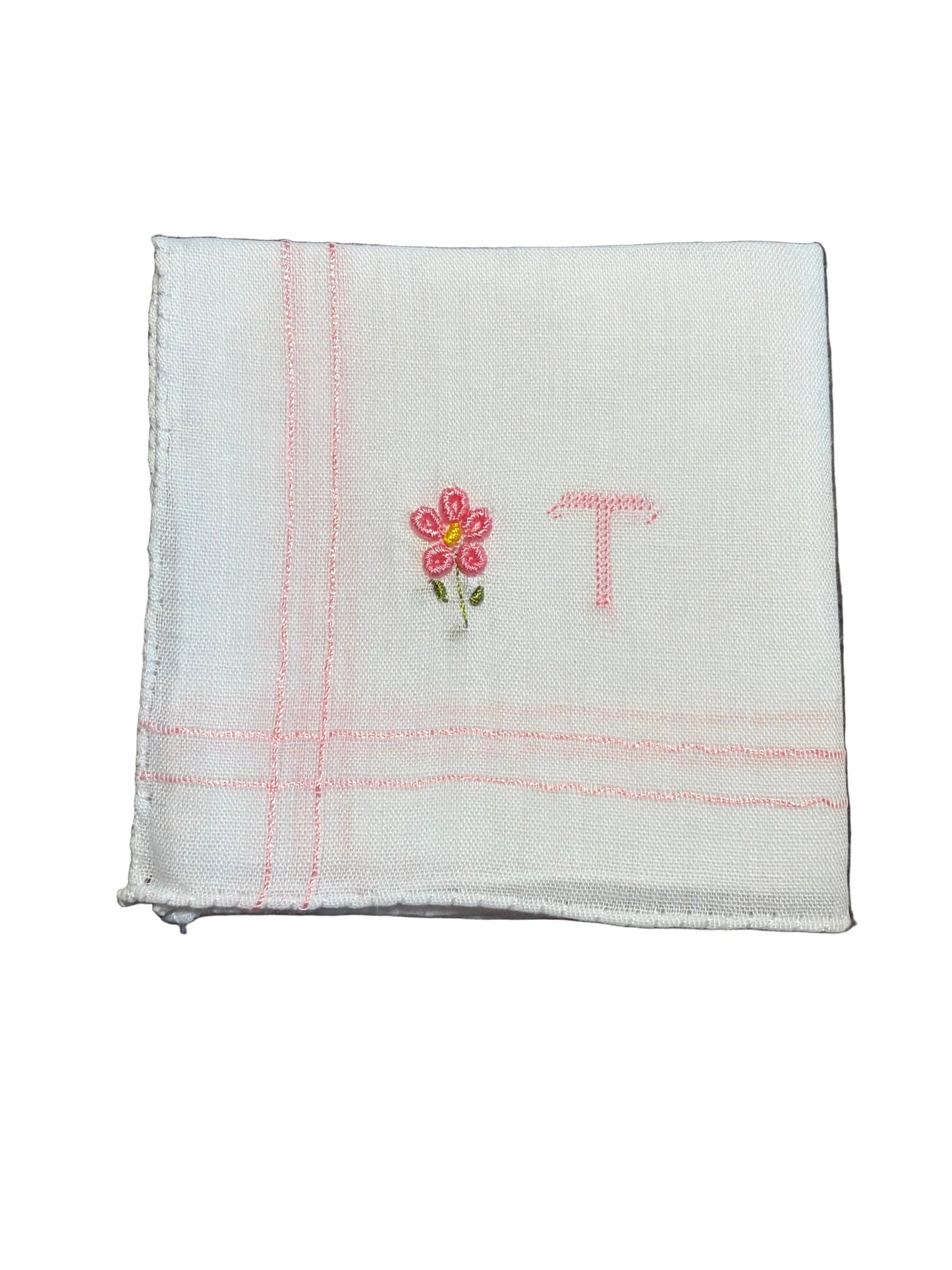 
                  
                    Women’s Floral Initial Handkerchief | Pink
                  
                
