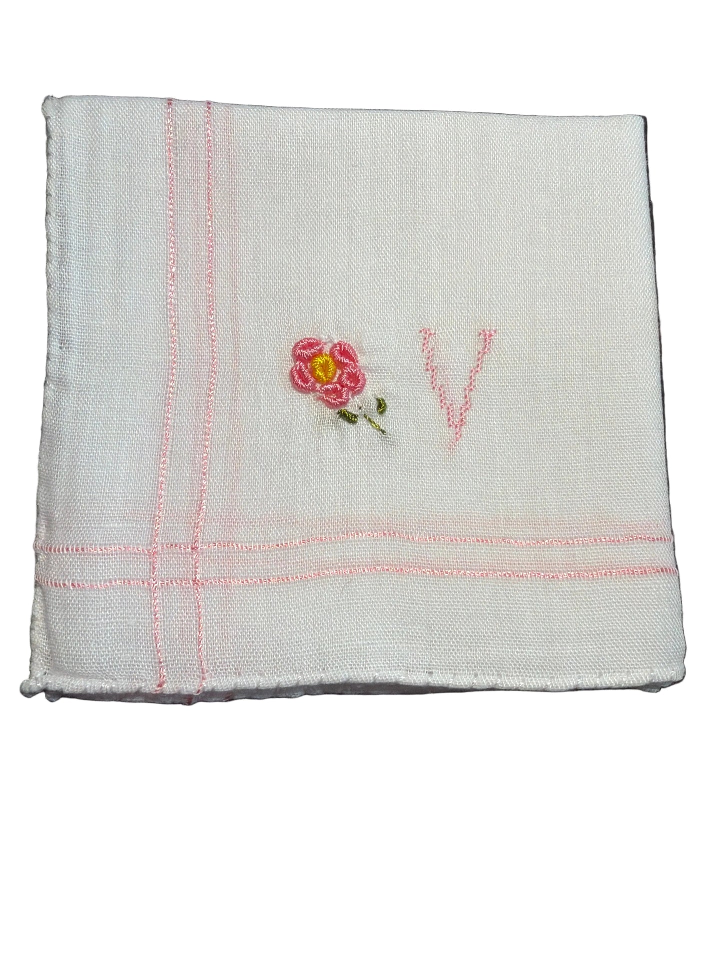 
                  
                    Women’s Floral Initial Handkerchief | Pink
                  
                