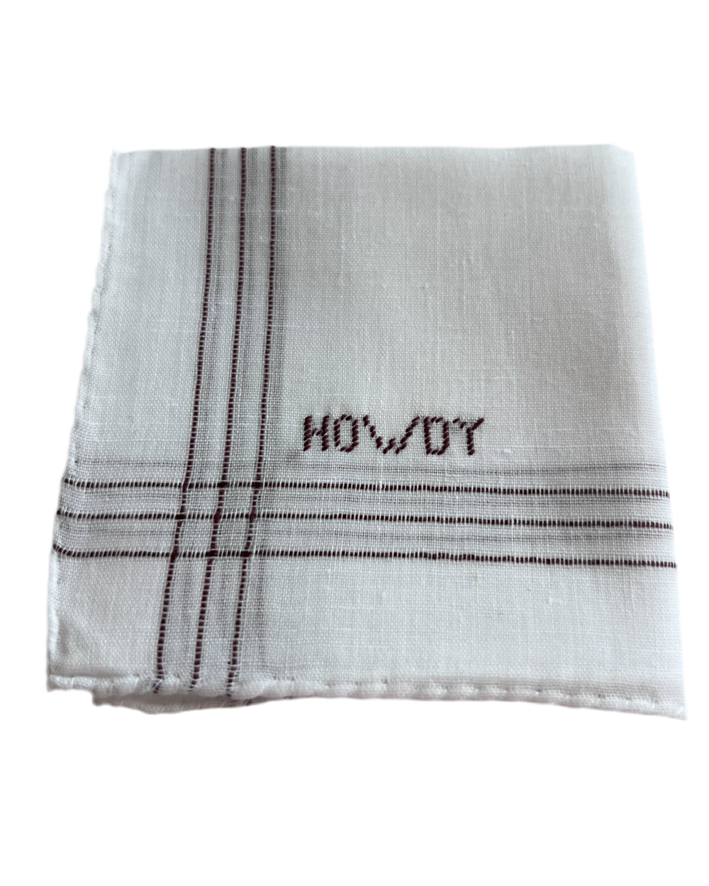 Hankie Howdy | Maroon