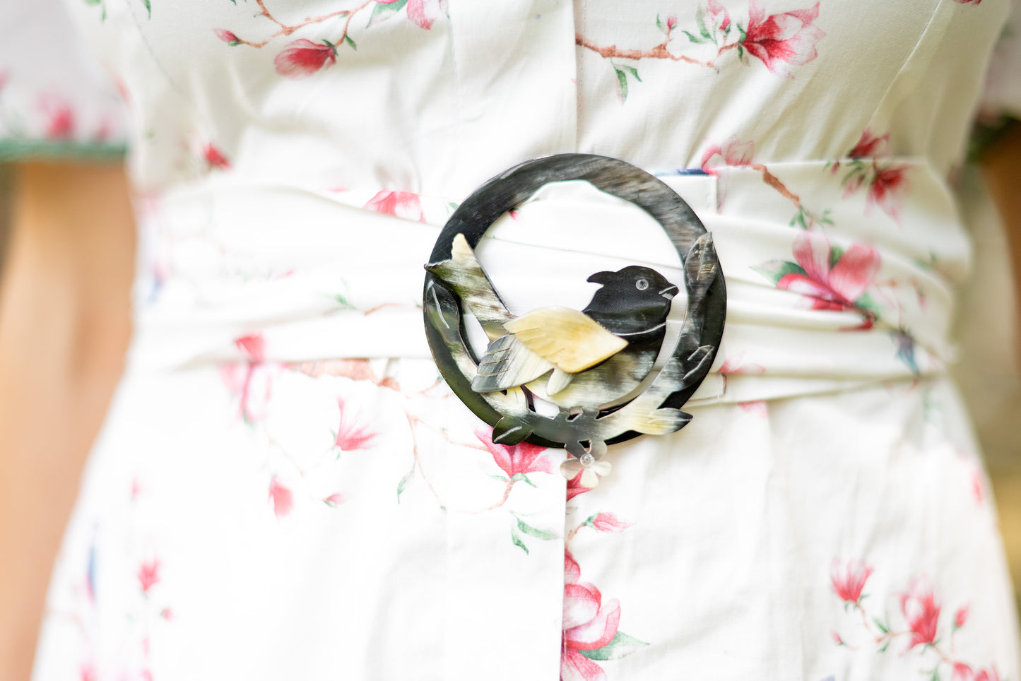 
                  
                    Mia Dress with Bird Buckle | Deshilado
                  
                