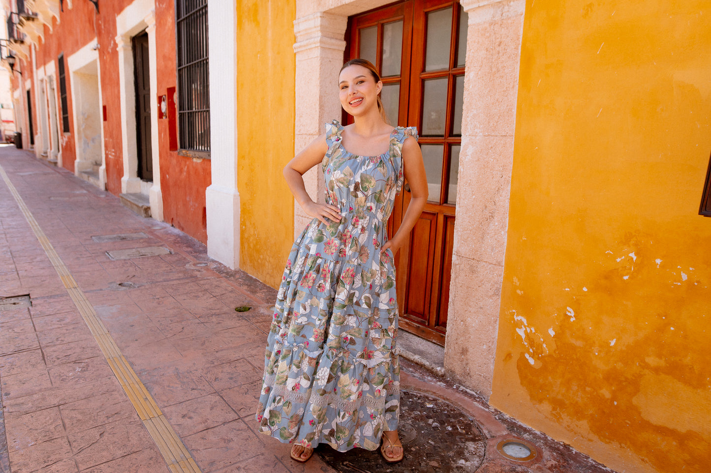 
                  
                    Aurora Deshilado Dress | Linen
                  
                