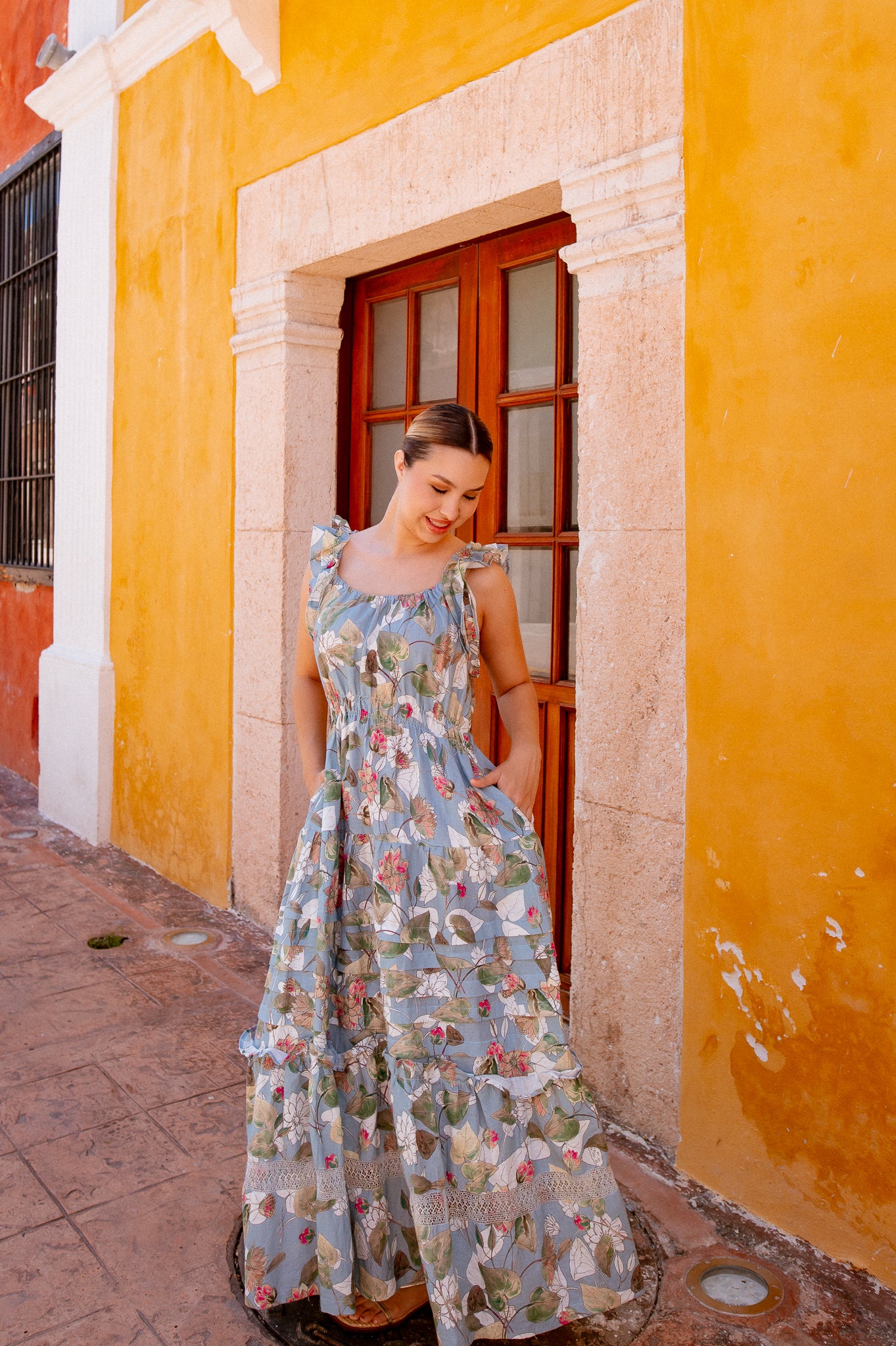 
                  
                    Aurora Deshilado Dress | Linen
                  
                