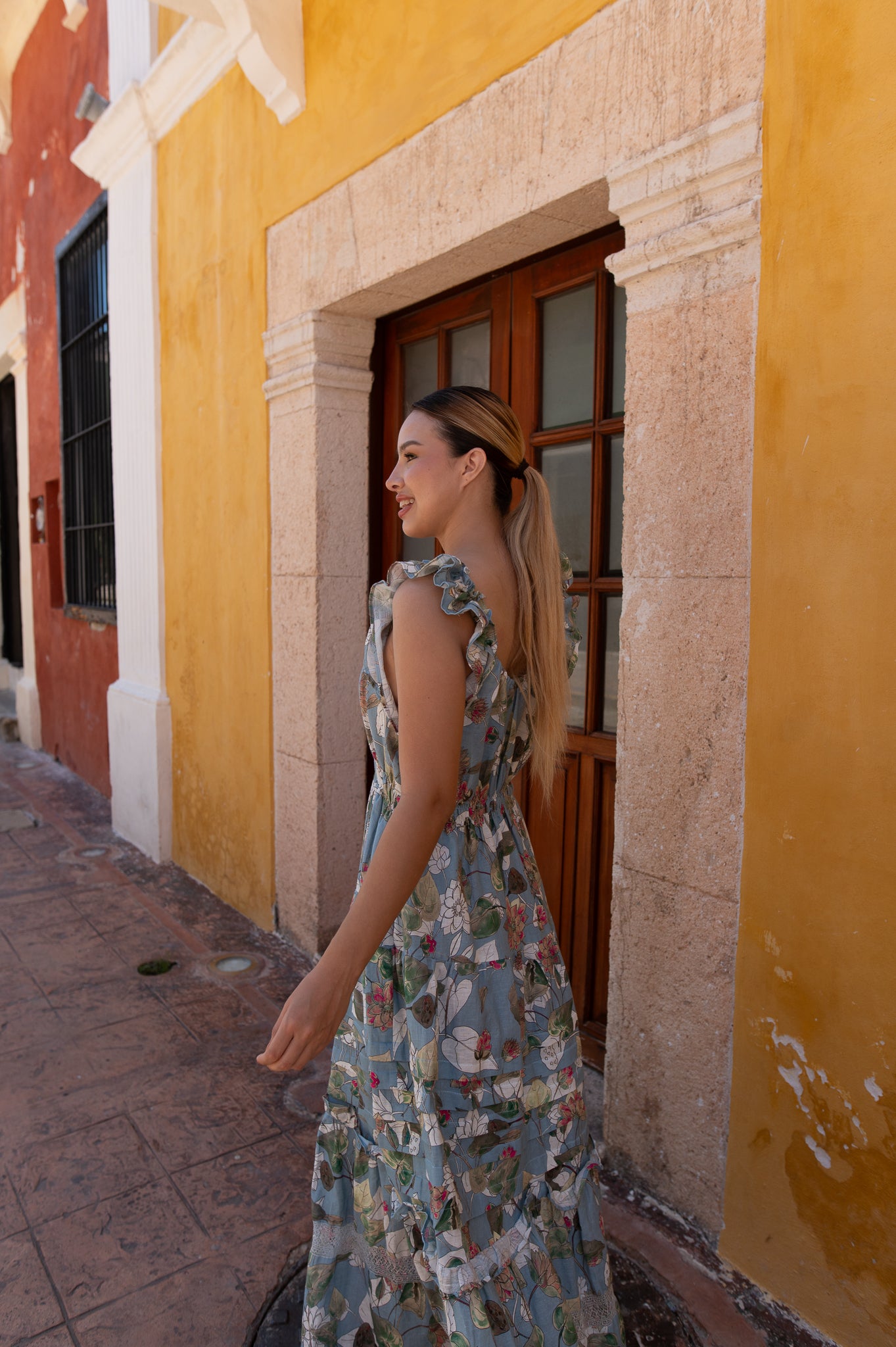 
                  
                    Aurora Deshilado Dress | Linen
                  
                