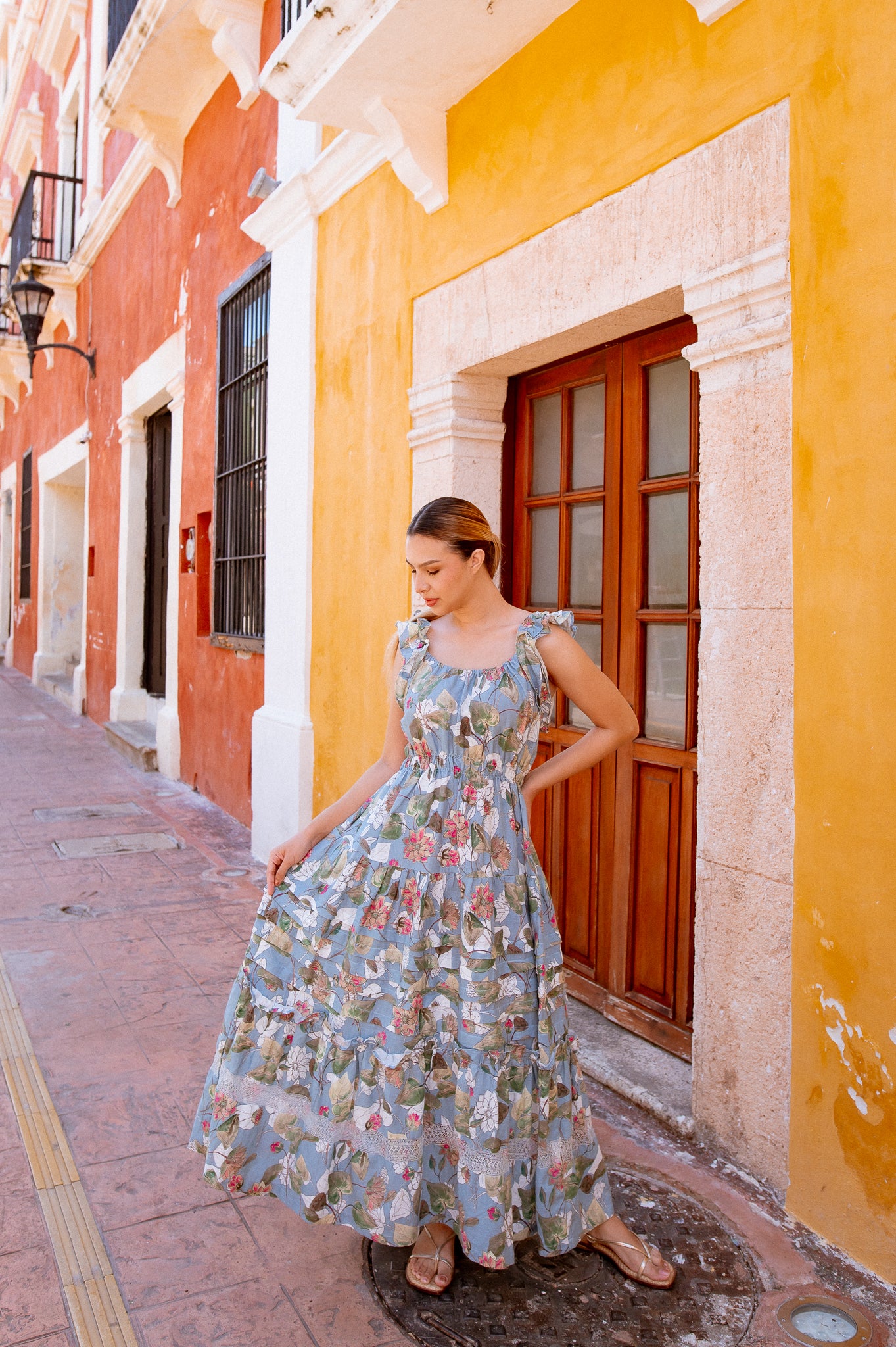 
                  
                    Aurora Deshilado Dress | Linen
                  
                