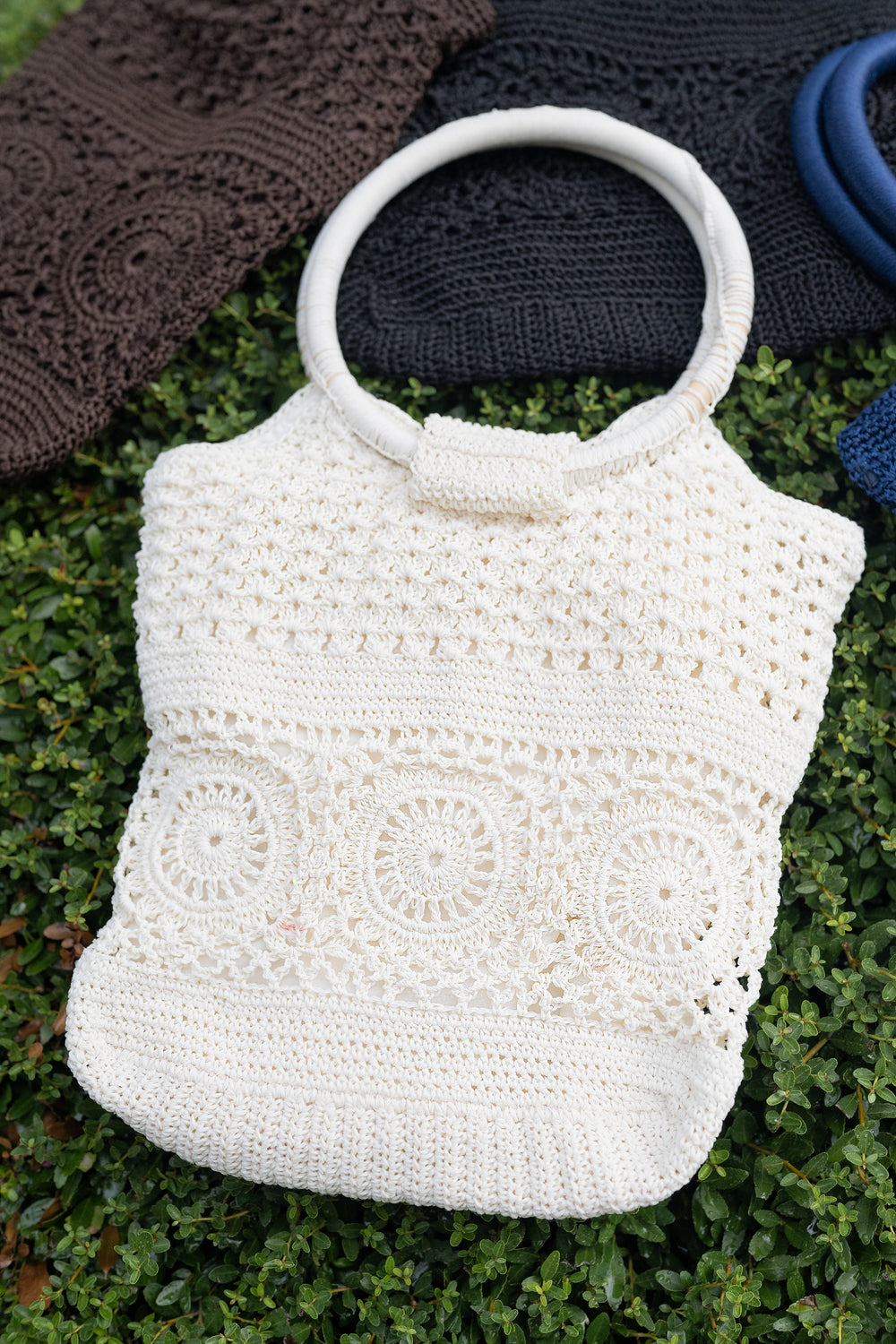 Crochet  Rectangular Handbag