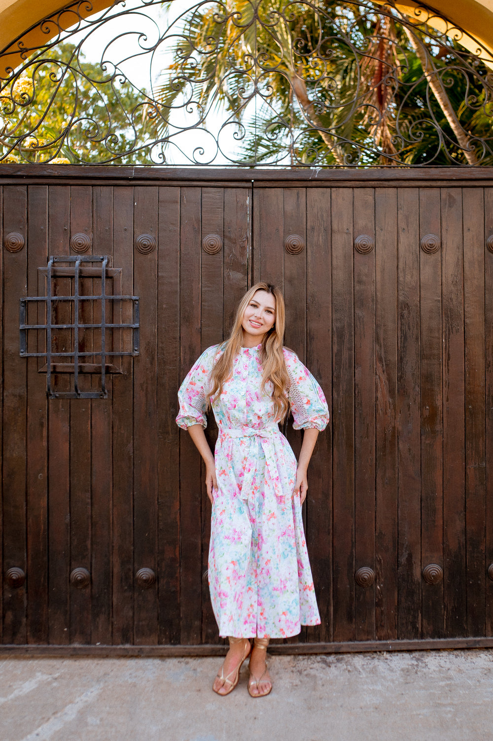 Paola Shirt Deshilado Dress