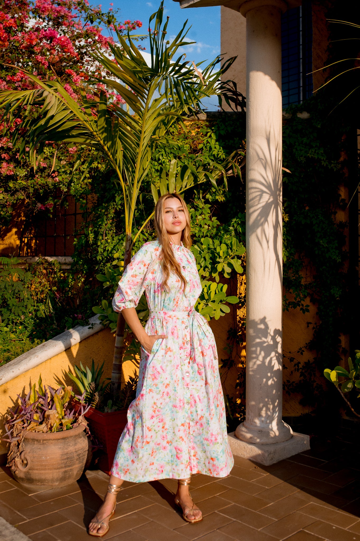 
                  
                    Paola Shirt Deshilado Dress
                  
                
