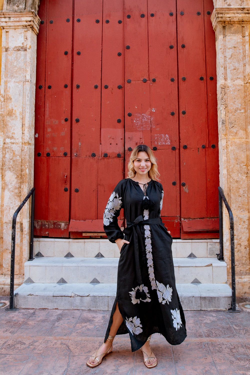 Cristina | Black Linen