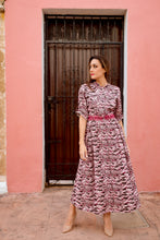 Load image into Gallery viewer, Cazadora Dress | Punto de Cruz Camouflage Pink

