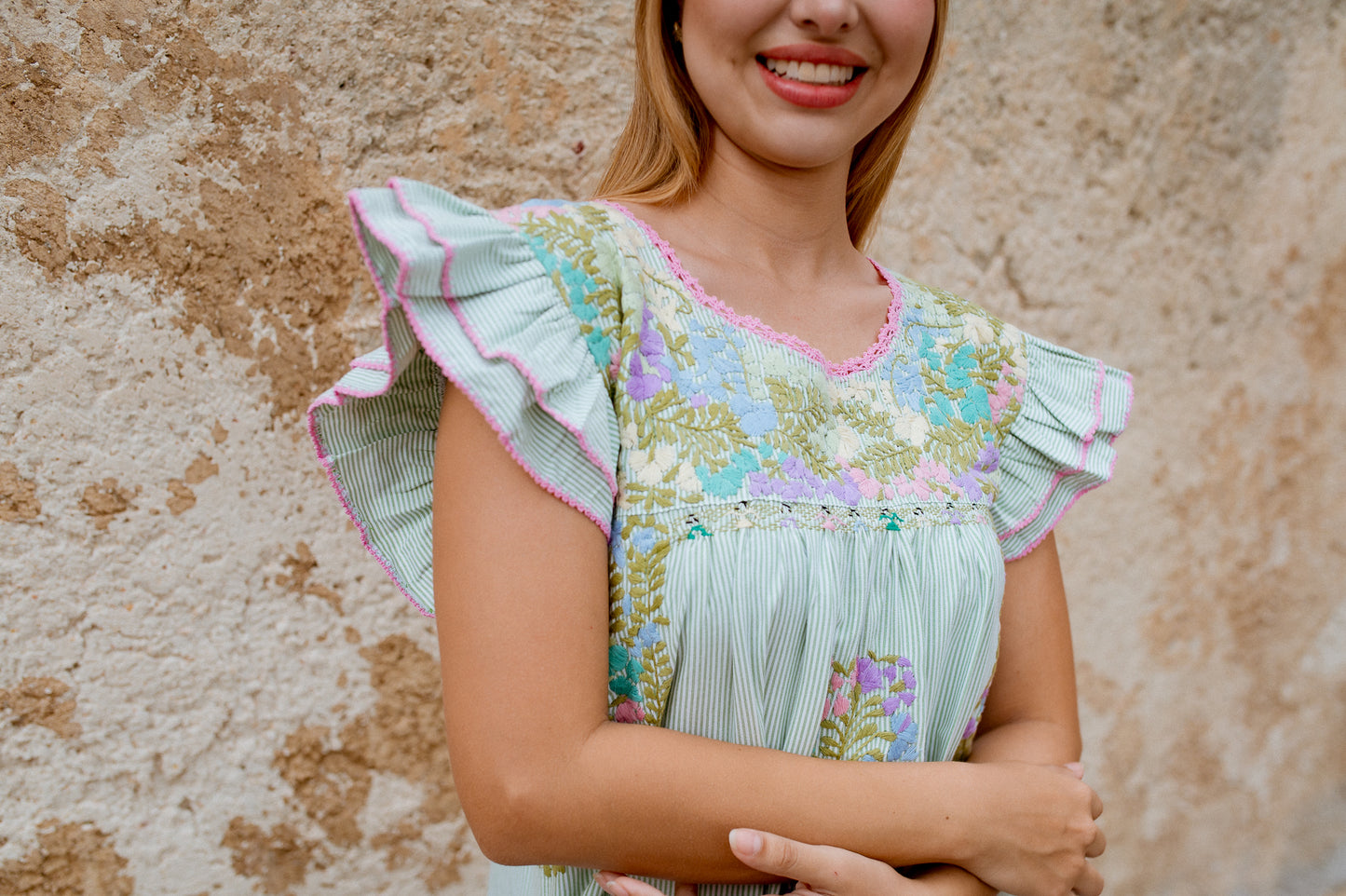 
                  
                    Mariana Stripe Maxi Dress | Pastel multicolor
                  
                