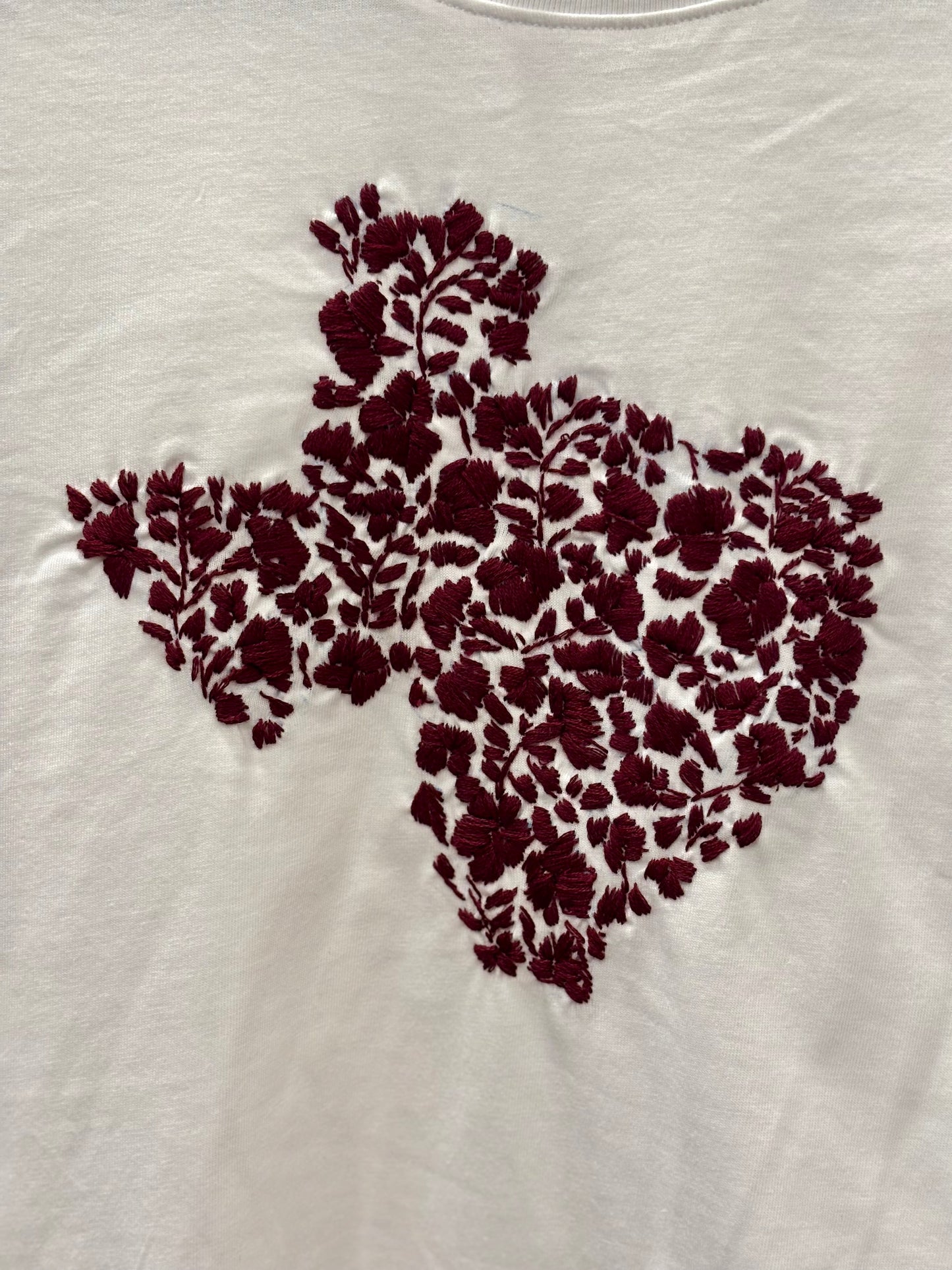 
                  
                    Howdy Yall shirt | White with Maroon
                  
                