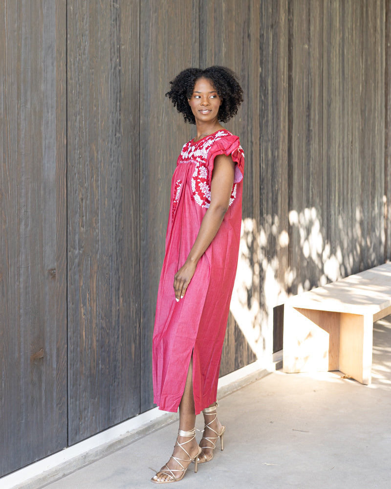 Mariana | Maxi dress Red & White