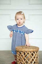 Load image into Gallery viewer, Girls Margarita Dress | Blue Gingham
