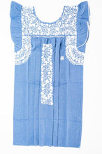 Load image into Gallery viewer, Sara Dress | Blue Chambray with White

