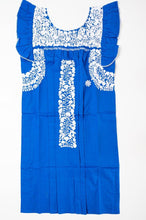 Load image into Gallery viewer, Sara Dress | Bright Blue with White
