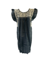 Load image into Gallery viewer, Sara Dress | Gray Linen with White
